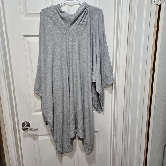 Three Dots Gray Drape Shrug Cardigan Women’s Small Open Front - Picture 8 of 8